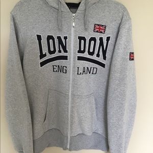 Zip up hoodie from across the pond!